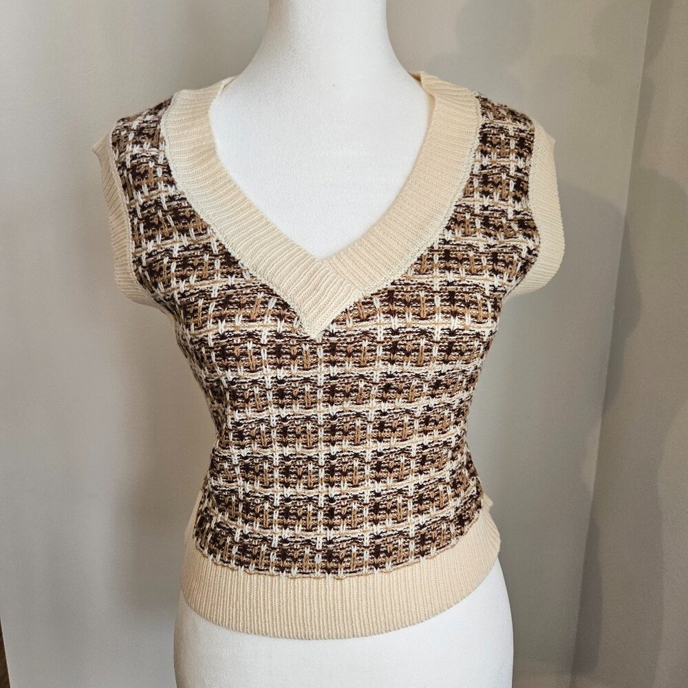 MOD Plaid Pattern Vest